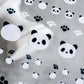 Cute Panda, Animal Themed Nail Art Stickers