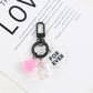 Cute Acrylic Love Bear with Star Bead, Love Themed Keychain, Key ring