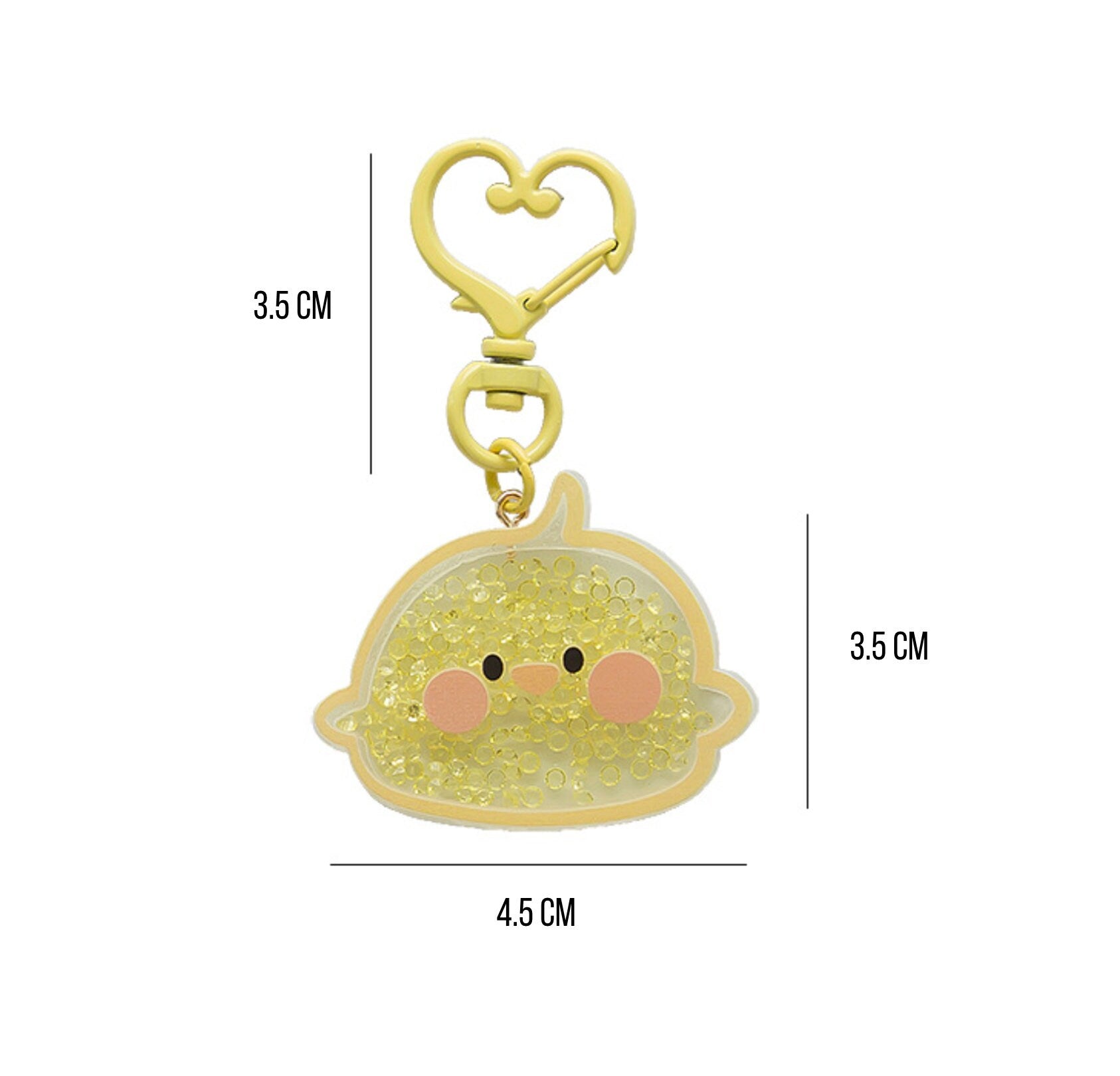 Cute Acrylic Animal Themed Charm Keychain, Key ring