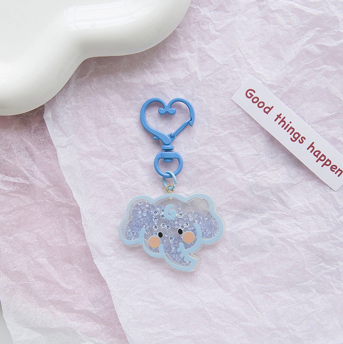 Cute Acrylic Animal Themed Charm Keychain, Key ring