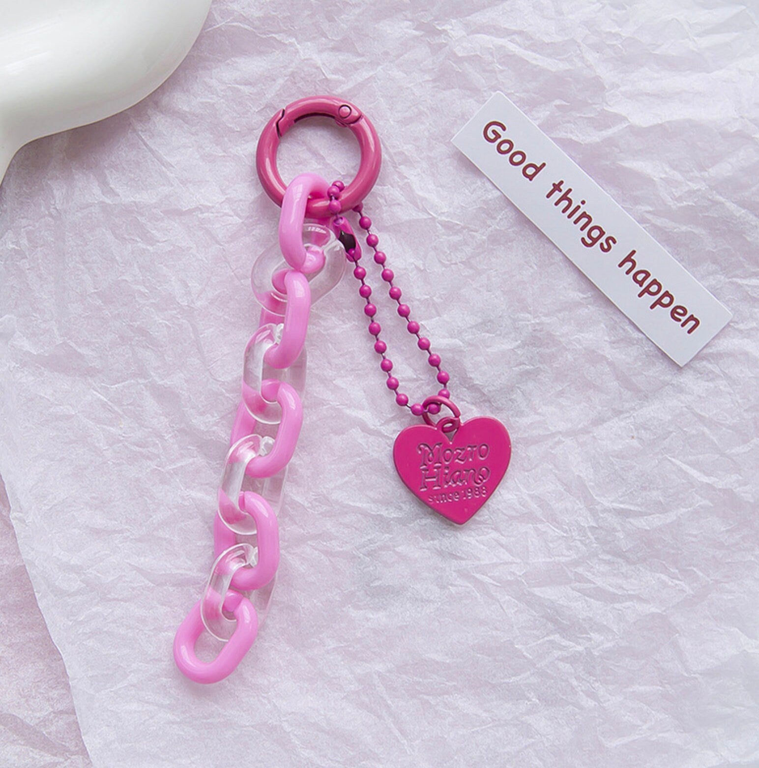 Acrylic Chain Link Keychain, Key ring