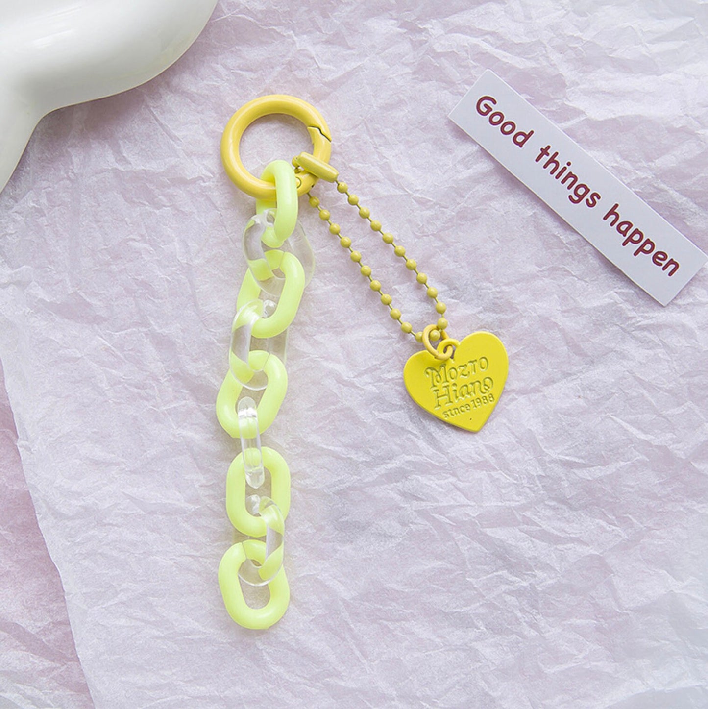 Acrylic Chain Link Keychain, Key ring